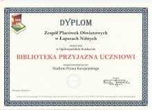 „Biblioteka przyjazna uczniowi”